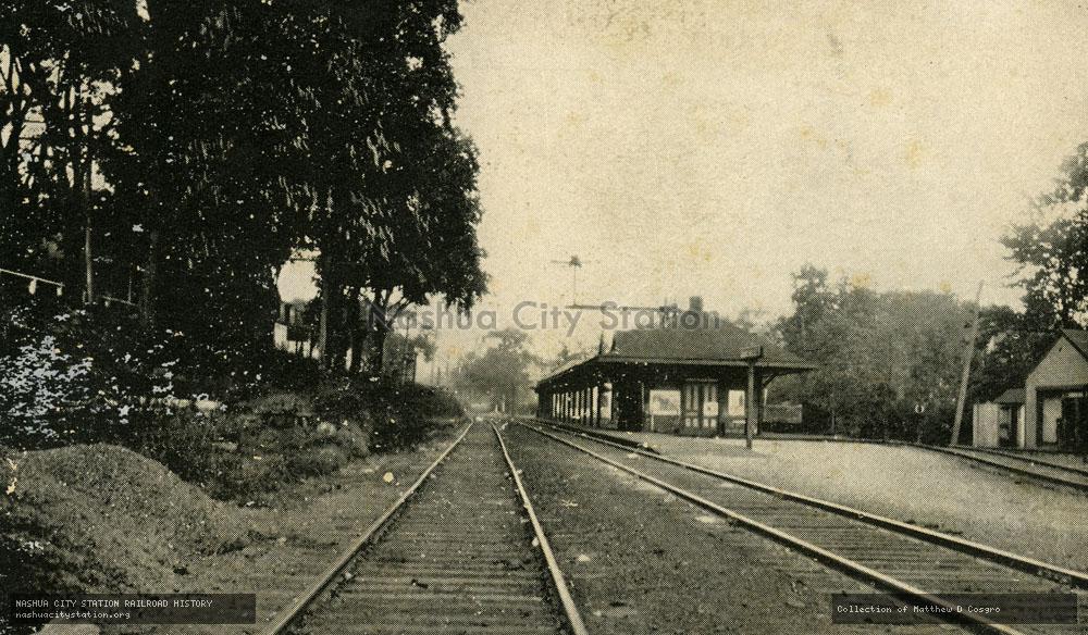 Postcard: Railroad Station, Branchville, Connecticut